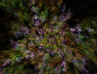 Imaginatory fractal abstract background Image