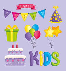 party kids icons