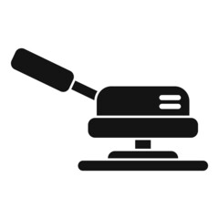 Blade grinding machine icon simple vector. Hand tool