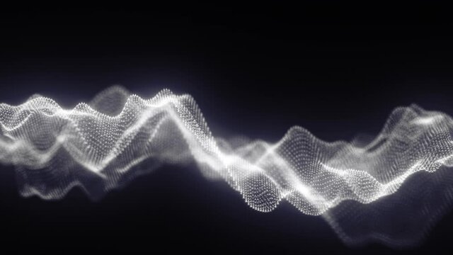 futuristic sci fi wave particle simulation Trapcode Form Style