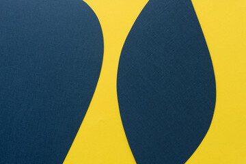 background composition in yellow and blue