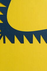 background composition in yellow and blue