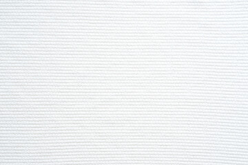 White fabric cotton textured background, Fashion textile design, close up, top view, flat lay