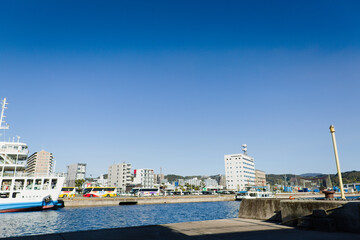 鹿児島市北埠頭　桜島フェリー
