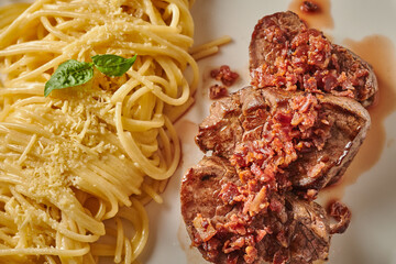 espagueti con carne
