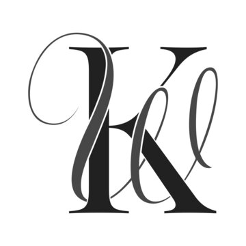 kw, wk, monogram logo. Calligraphic signature icon. Wedding Logo Monogram. modern monogram symbol. Couples logo for wedding