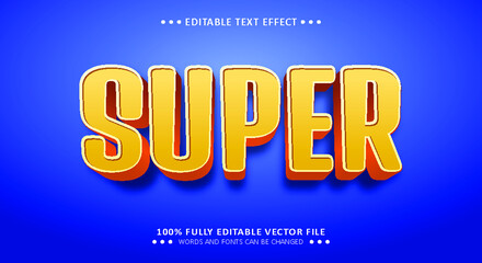 Super 3d Text Style - Editable Text Effect