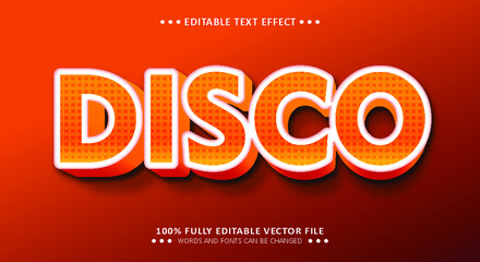 Disco 3d Text Style - Editable Text Effect