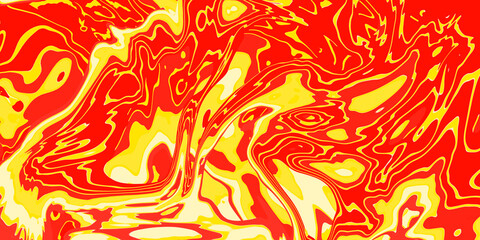 Abstract orange yellow colors liquid graphic texture background.