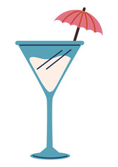 tropical cocktail cup