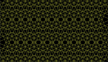 Geometry black and yellow background