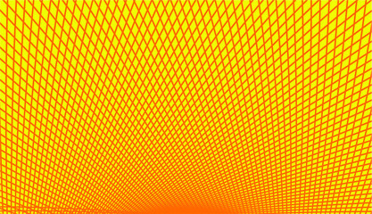 Yellow and Orange Psychedelic Linear Wavy Backgrounds