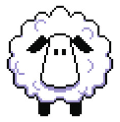 sheep pixel art