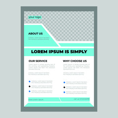 new business flyer design template