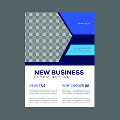 template business flyer design