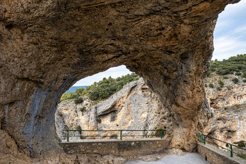 Window of devil. Ventano del Diablo. Villalba de la Sierra, Cuenca, Spain - Europe.
