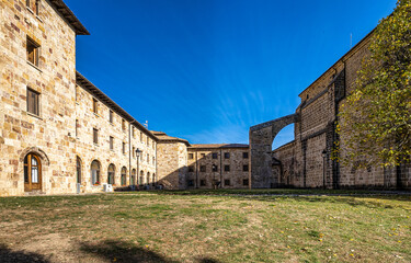 The Monastery of San Salvador of Leyre at Yesa, Pyrenees, Navarra, Spain
