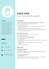 Professional resume templater best for applying for jobs