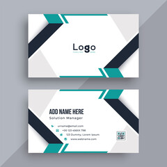 Naklejka premium Business card template design backgrounds .vector eps 10 editable