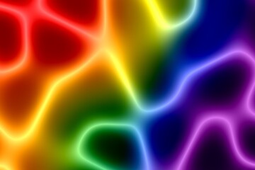 Neon Rainbow background. Trendy background, wallpaper.