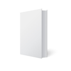 Mockup book, booklet, brochure. illustration isolated on white background. Vector