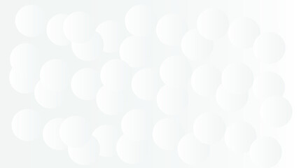 white circles vector background with bubbles