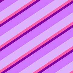 Obraz premium Purple Pink Diagonal Stripes Vector Seamless Pattern Design