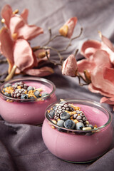 lentil soup with spoon