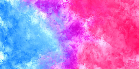 Fototapeta na wymiar Watercolor painted background with blots and splatters. Brush stroked painting. blur sky pink and red graphic design. abstract modern grunge background texture colorful digital.