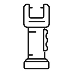 Tazer icon outline vector. Taser gun