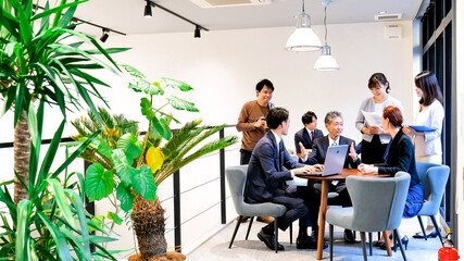 ストックフォト撮影現場