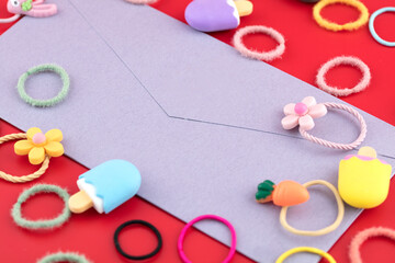 A letter and all kinds of headbands