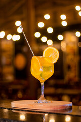 yellow orange drink, tropical drink, drink, orange, photo for menu, menu