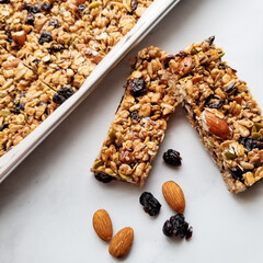 honey almond energy bars