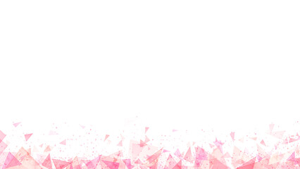 Frame background with simple triangular light and like a piece of glass