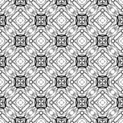 Geometric seamless pattern, ornament, fashion print, vector decorative texture.