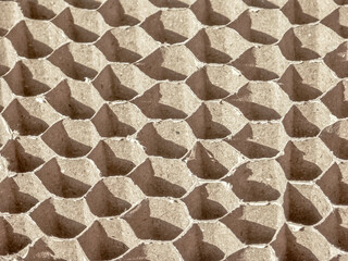 Texture carton alvéolaire 