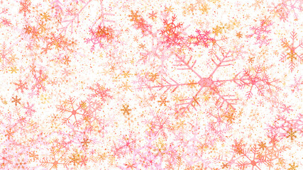 Fluffy and fantastic snowflake texture background