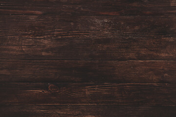 Naklejka premium Vintage brown wood background texture. Old painted wood wall