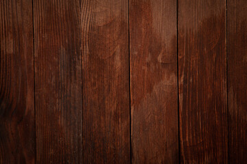 Naklejka premium Vintage brown wood background texture. Old painted wood wall