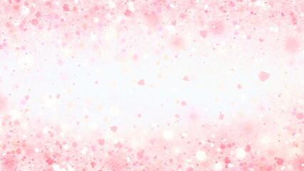 Fluffy glitter snow background