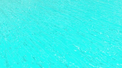 Turquoise surface with white highlights. Beautiful turquoise background. Slippery wavy surface with noisy diagonal texture.
