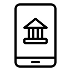 bank line icon