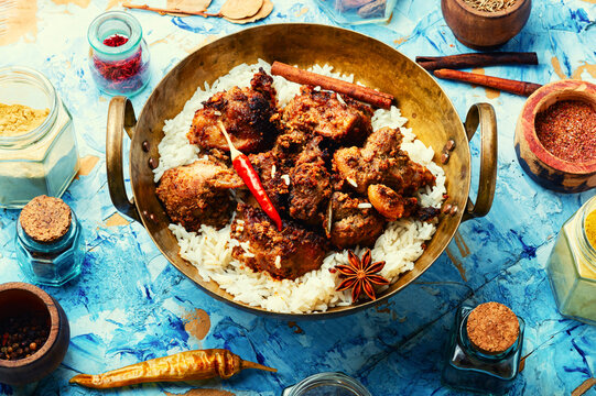 Pork Vindaloo, A Popular Indian Dish.