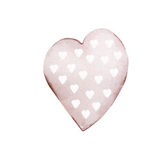 Valentine's day, tender beige heart
