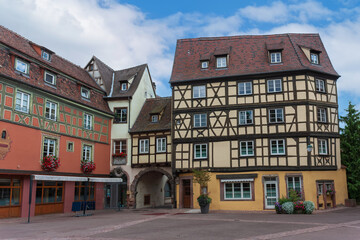 Half timbered houses of Colmar, Alsace, France