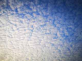 Sky clouds White  floating on blue sky for backgrounds concept at day time.