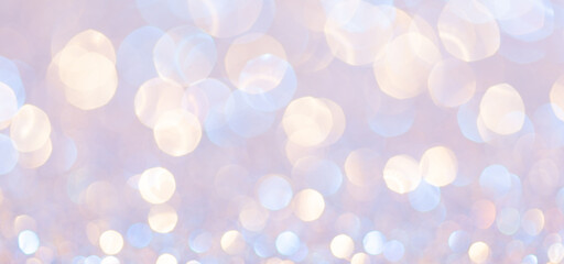 Blurred defocused multi color lights. Copy Space, concept