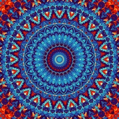 Round mandala ornament pattern