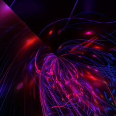 abstract background, technology concept of introducing a new innovation idea